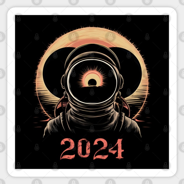 Galactic Gaze 2024 Sticker by MakerMind8.2